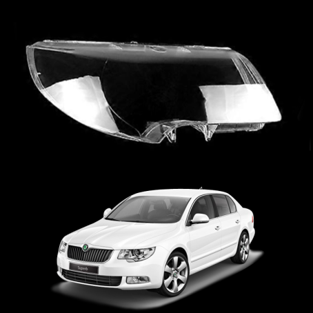 Sticlă far dreapta pentru Skoda Superb 2 (2009-2012)