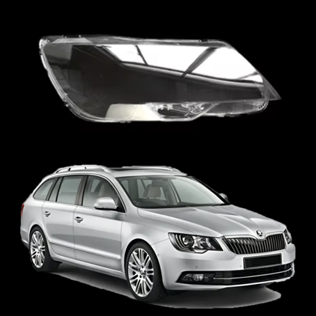 Sticlă far dreapta pentru Skoda Superb 2 Facelift (2013-2015)