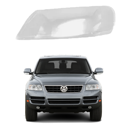 Sticlă far stânga pentru VW Touareg (2004-2007)