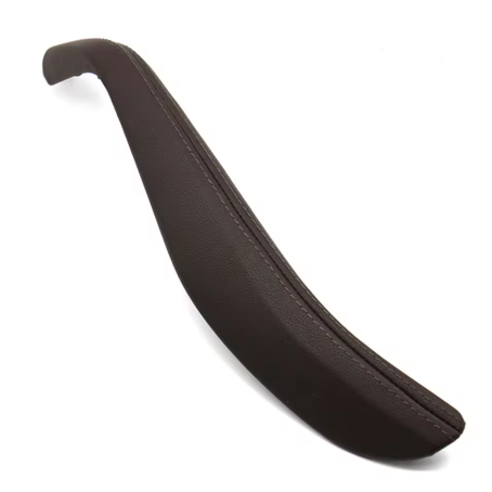Capac din piele, culoare mocca, pentru mânerul interior al ușii din dreapta la BMW Seria 5 G30 G31 G38 F90 (M5)