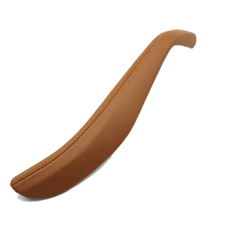 Capac din piele, culoare cognac, pentru mânerul interior al ușii din stânga la BMW Seria 5 G30 G31 G38 F90 (M5)