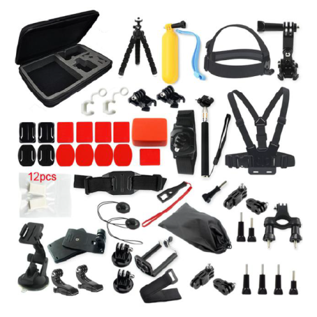 Set de accesorii pentru cameră de acțiune 65 în 1