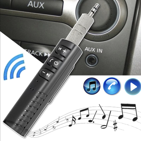 Bluetooth адаптер за AUX 3.5мм – Безжичен аудио приемник за автомобил, слушалки и уреди