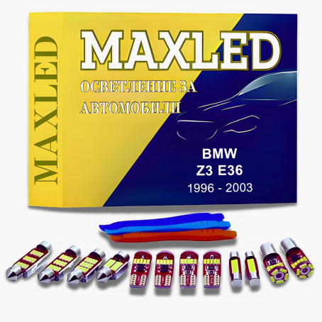Becuri LED interioare pentru BMW Z3 E36 (1996-2003), Set 4 buc.