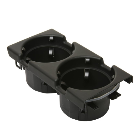 Suport pentru pahare dublu pentru BMW E46 (1998–2006), Negru