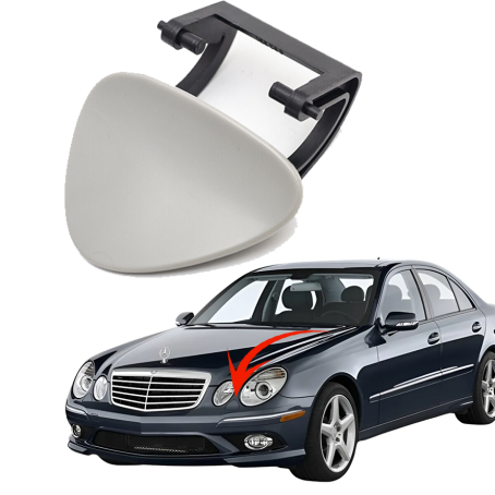 Capac spalator bară față stânga pentru Mercedes Clasa E W211 (2002-2009)