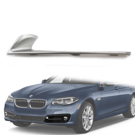 Ornament scurt pentru grila proiectorului stâng pentru BMW Seria 5 F10 F11 LCI / Facelift (2013–2017)