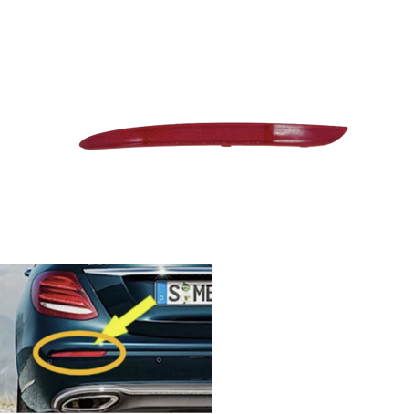 Reflector stânga pentru bara de protecție spate pentru Mercedes A B C E S CLS GLC GLB GLE GLS