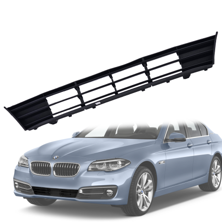 Grilă centrală pentru bara față BMW Seria 5 F10 F11 LCI / Facelift (2013-2017)