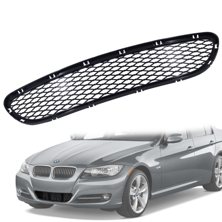 Grilă centrală pentru bara față BMW Seria 3 E90 E91 LCI / Facelift (2008-2013)