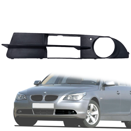 Grilă pentru proiector stânga în bara față BMW Seria 5 E60 E61 (2003-2010)