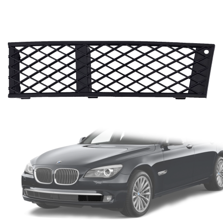 Grilă pentru proiector stânga în bara față pentru BMW Seria 7 F01 F02 (2008-2012)
