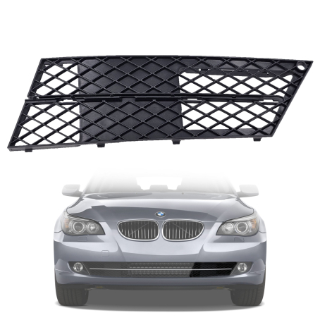 Grilă stânga pentru bara de protecție față pentru BMW Seria 5 E60 E61 LCI / Facelift (2007-2010)