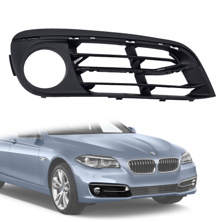 Grilă pentru proiector dreapta pentru ornament lung pentru BMW Seria 5 F10 F11 LCI / Facelift (2013-2017)
