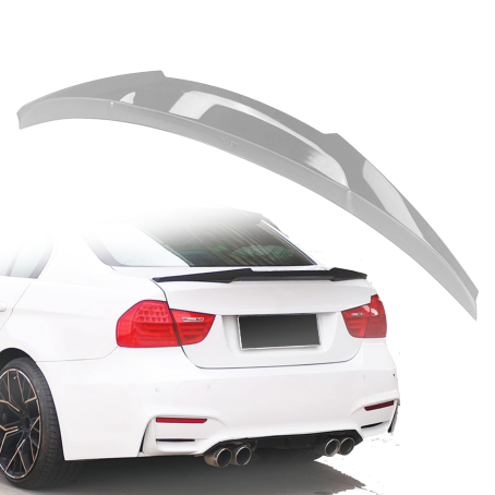 Spoiler pentru buza portbagaj stil M4 pentru BMW seria 3 E90 (2005-2011), gata pentru vopsire
