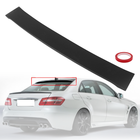 Spoiler de plafon spate model mare pentru Mercedes Clasa E W212 (2009-2016), negru lucios