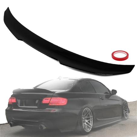Spoiler portbagaj spate stil PSM pentru BMW seria 3 E92 (2005-2011), negru lucios