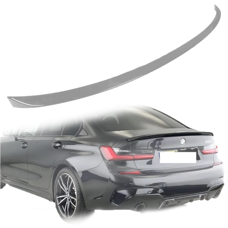 Spoiler pentru portbagaj stil M Performance pentru BMW seria 3 G20 (2018+), gata pentru vopsire