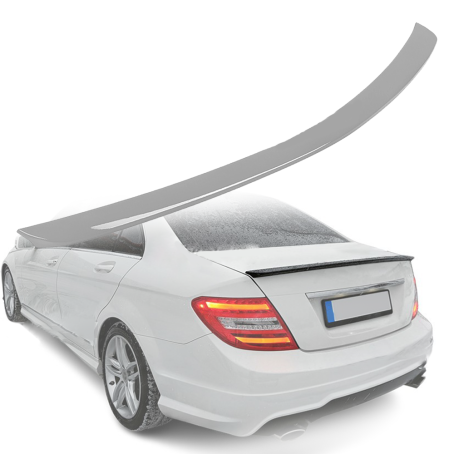 Spoiler cu pentru portbagajul Mercedes C clase W204 (2006-2014), pregătit pentru vopsire