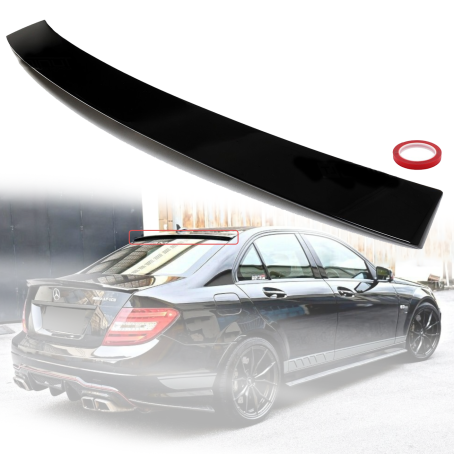 Spoiler de plafon spate pentru Mercedes Clasa C W204 (2006-2014), negru lucios