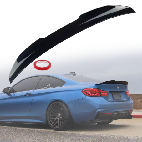 Spoiler pentru portbagaj stil PSM pentru BMW seria 4 F33 (2013-2020), negru lucios