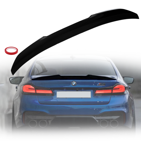 Spoiler pentru buza portbagaj stil PSM pentru BMW seria 5 G30 (2018-2024), negru lucios