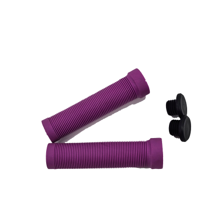 Mânere trotinetă din silicon violet, set de 2 bucăți