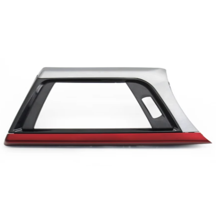 Cadru conductă de aer stânga cromat cu roșu pentru BMW Seria 3 4 F30 F31 F32 F33 F34 GT F35 F36 M4 F82 F83