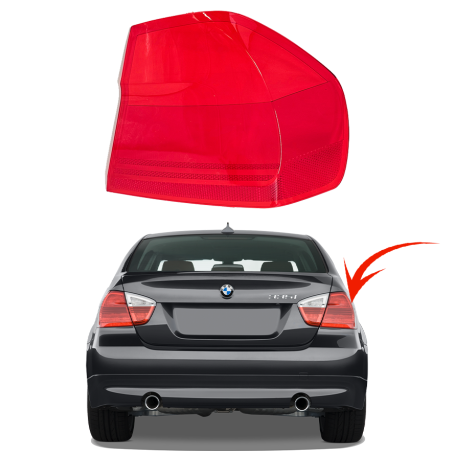 Sticlă exterioară pentru stopul drept la BMW Seria 3 E90 (2004-2007)
