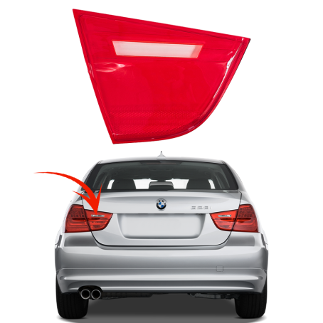 Sticlă interioară pentru stopul stâng la BMW Seria 3 E90 facelift / LCI (2008-2012)