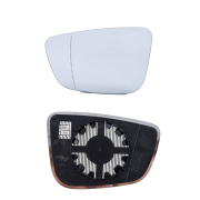 Sticlă oglindă laterală asferică stânga pentru BMW Seria 5 G30/G31 și Seria 7 G11/G12 (2016-2023)