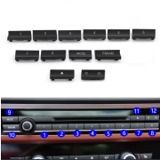 Butoane pentru radio, Model A, la BMW Seria 5 6 7 F10 F11 F18 F07 F06 F12 F13 F01 F02 F04 (2009-2019)
