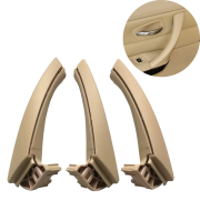 Set mânere bej pentru BMW Seria 3 E90/E91, 6 piese cu elemente de fixare