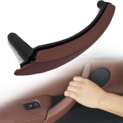 Mâner interior stânga rosu-maro pentru BMW X5/X6 E70/E71, 2 piese