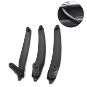 Set de 3 mânere interioare negre pentru BMW X5/X6 E70/E71, piese interioare