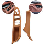 Set de mânere interioare față pentru BMW seria 5 F10 F11, Șampanie, piese interioare