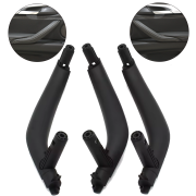 Set de 3 mânere interioare pentru BMW X5 X6 F15 F16, negre, piese interioare