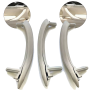 Set de 3 mânere interioare complete pentru BMW X5 X6 F15 F16, bej deschis