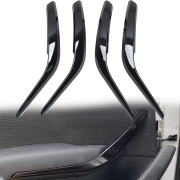 Set de 4 mânere interioare pentru BMW X1 E84, negru lucios