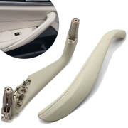 Mâner interior spate stânga bej deschis pentru BMW seria 5 G30 G31 G38 M5 F90, 2 piese