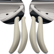 Set huse interioare din piele pentru BMW seria 5 G30 G31 G38 M5 F90, bej deschis, 4 buc.