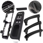 Set complet mânere și panou negre cu 4 geamuri electrice la VW Passat B5 B5.5 (1996-2005)