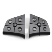 Set de butoane pentru volan pentru Mercedes-Benz W164 W215 W251 ML, GL, B, R, negre, 10 buc.