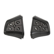 Butoane pentru volan cu bază, 10 butoane, pentru Mercedes W164 W215 W251 ML / GL / B / R, Negre