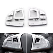 Butoane volan pentru Mercedes Clasa E W213 W238 (2016-2018), Argintiu / Gri