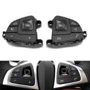 Butoane volan cu suport pentru Mercedes Clasa E W213 W238 (2016-2018), Negru