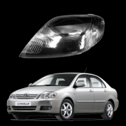 Sticlă far stânga pentru Toyota Corolla (2003) versiunea SUA