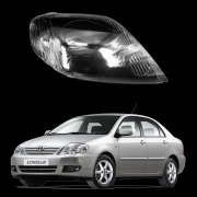 Sticlă far dreapta pentru Toyota Corolla (2003) versiunea SUA