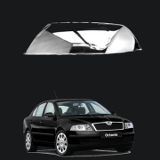 Sticlă far stânga pentru Skoda Octavia A5 (2008-2010)