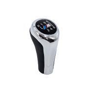 Bilă cromată pentru maneta schimbătorului de viteze cu 6 trepte și logo M pentru BMW seria E - DZ006